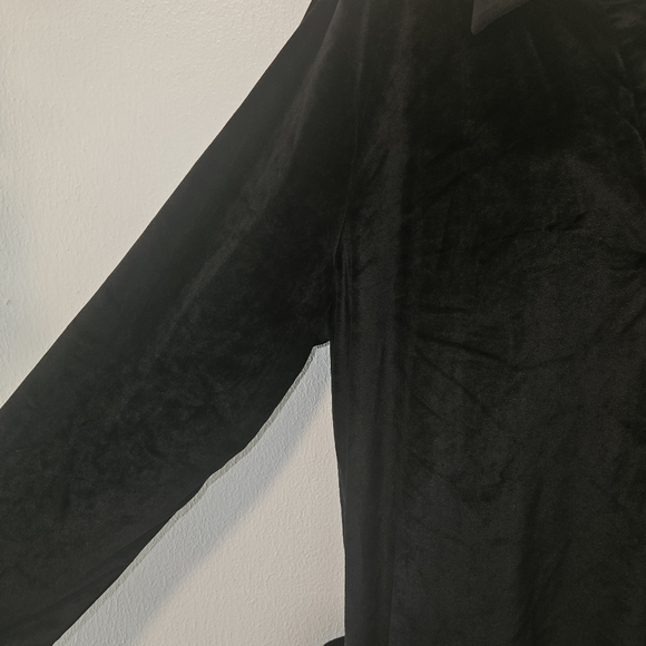 Soft Surroundings Black Velour Tunic Top Long Sleeve  2X - Picture 8 of 15